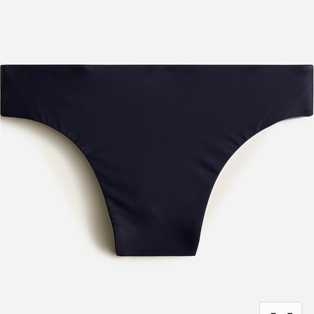 NWT J.Crew High-rise bikini bottom in Navy Blue Style BF178